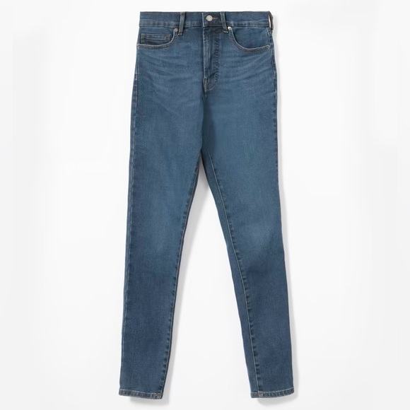 Everlane The Authentic Stretch High-Rise Skinny (Mid-Blue, 26.5” inseam) - Picture 8 of 8